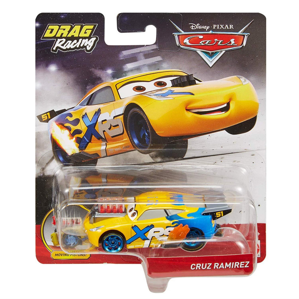 Disney Pixar's Cars XRS Drag Racing Cruz Ramirez 1:55 Scale Die-cast Vehicle - Maqio