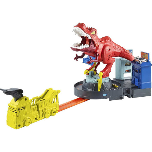 Hot Wheels City T-Rex Rampage Playset