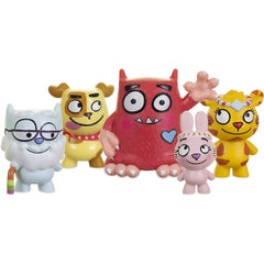 Love Monster Figurine Set Pack of 5 from Fluffy Town