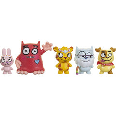 Love Monster Figurine Set Pack of 5 from Fluffy Town
