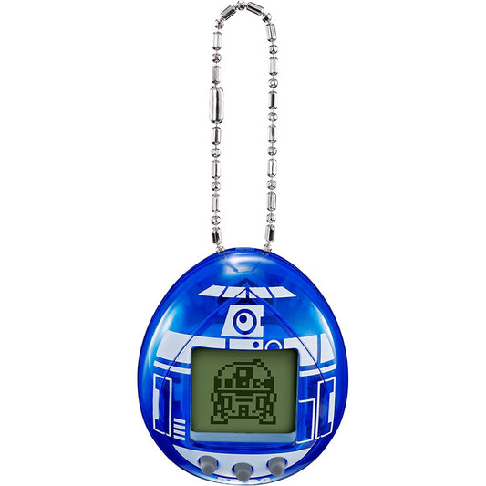 Tamagotchi Star Wars R2D2 Virtual Pet Droid with Mini-Games Key Chain - Blue