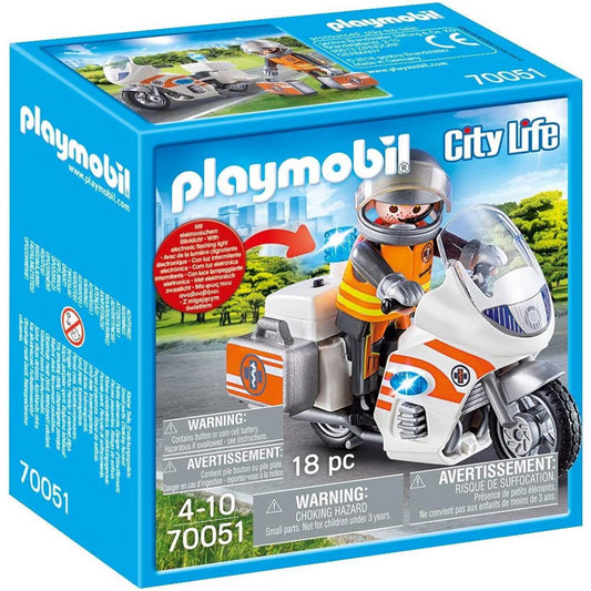 Playmobil 70051 City Life Emergency Motorbike