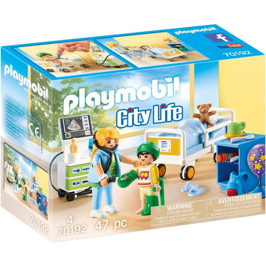 Playmobil 70192 City Life Children's Hospital Room