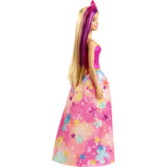 Barbie Dreamtopia Princess Doll 12in Blonde Purple Hairstreak Pink Skirt & Tiara