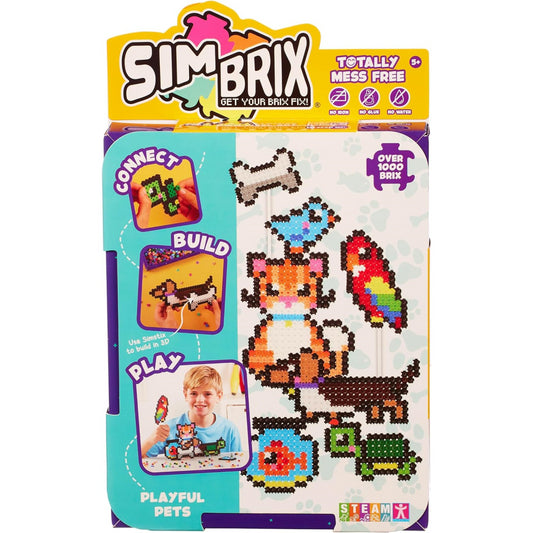 Simbrix Playful Pets Starter Pack 1000+ Bricks