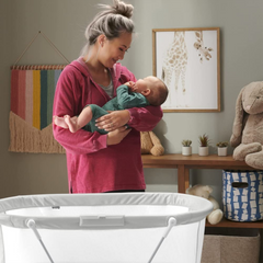 Fisher-Price Luminate Bassinet Customisable Bedside Baby Crib Cradle
