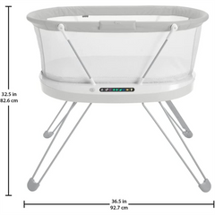 Fisher-Price Luminate Bassinet Customisable Bedside Baby Crib Cradle