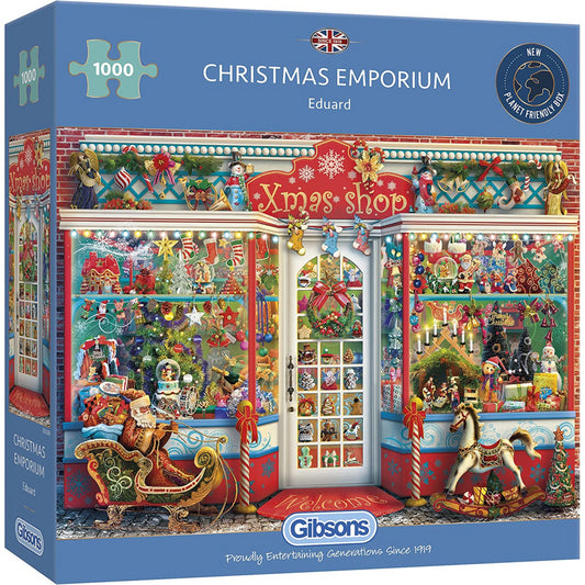 Gibsons Christmas Emporium 1000 Piece Jigsaw Puzzle