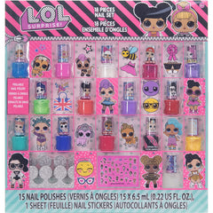 L.O.L Surprise! 18pcs Nails Set Peelable Nail Polish