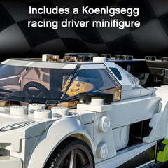 Lego 76900 Speed Champions Koenigsegg Jesko Racing Sports Car & Minifigure