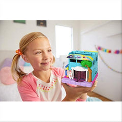 Polly Pocket Hotel Pollyville Stores & Mini Doll