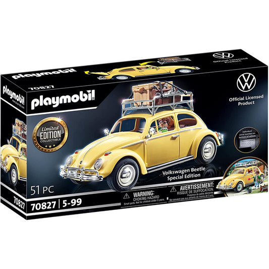 Playmobil 70827 Volkswagen Beetle Yellow Family Car