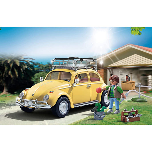 Playmobil 70827 Volkswagen Beetle Yellow Family Car