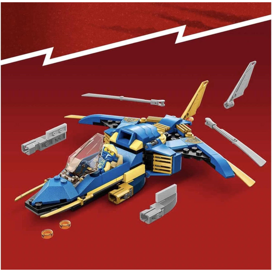 LEGO 71784 NINJAGO Jays Lightning Jet EVO Upgradable Toy Plane Maqio