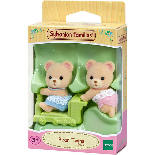 Sylvanian Families Bear Twins Figures and Accessories