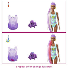 Barbie Colour Reveal Doll & Pet Friend with 25 Surprises - Strawberry