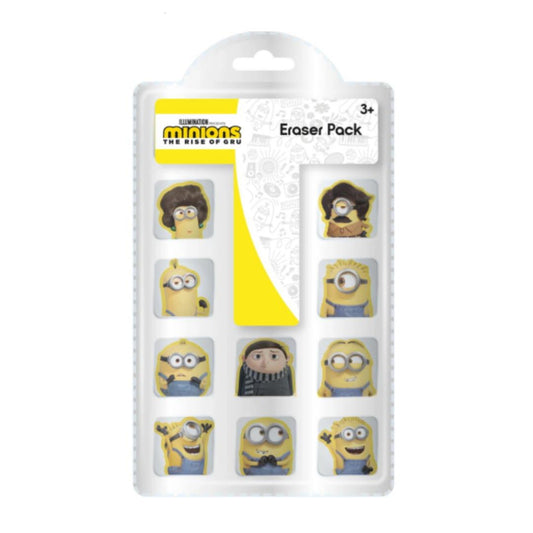 Minions Movie Eraser Pack of 10 - Maqio