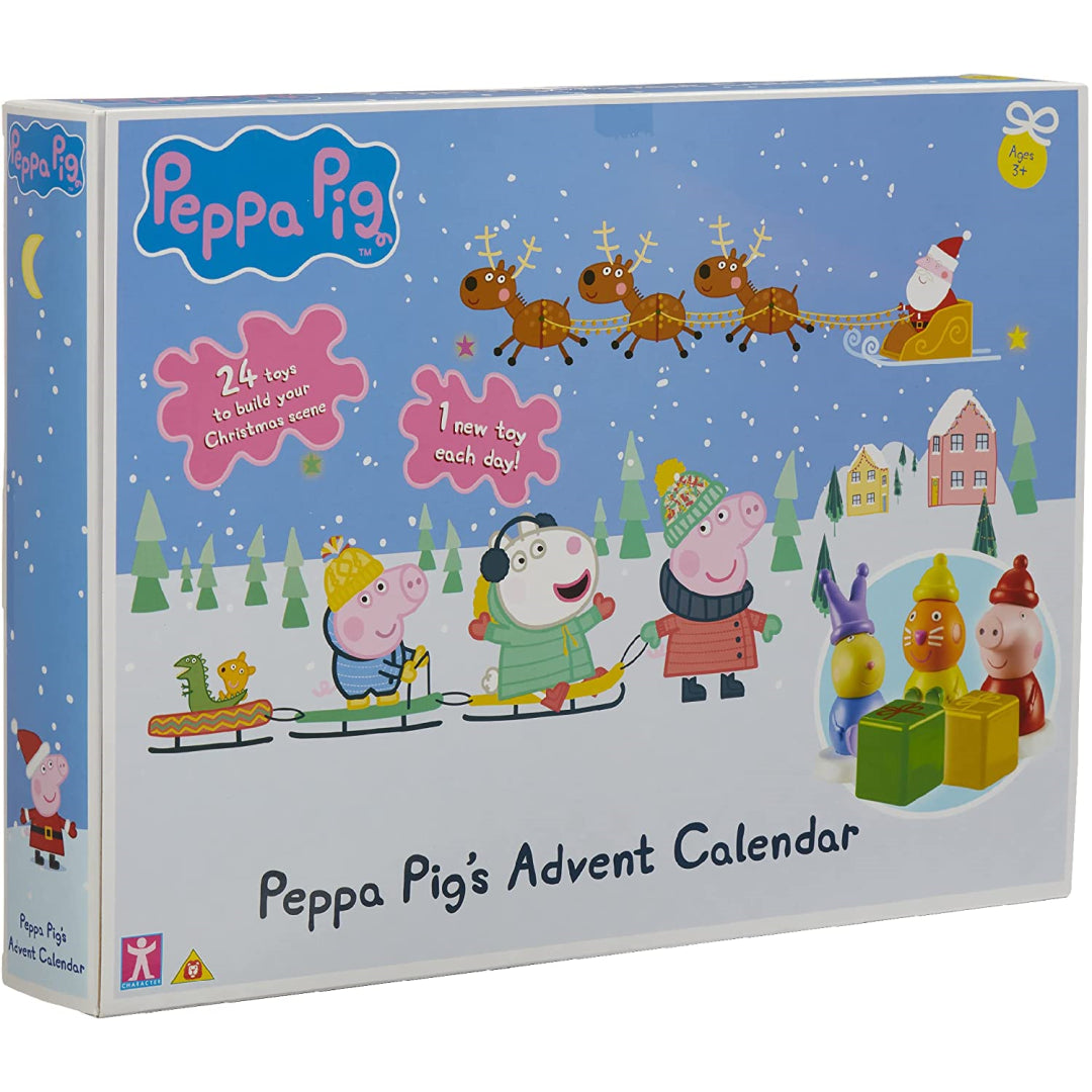 Peppa Pig Advent Christmas Calendar 24 Days inc Figures - Maqio