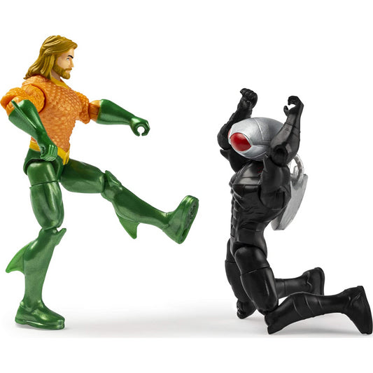 DC Heroes Unite Aquaman vs Black Manta  4" Figure Battle Pack - Maqio