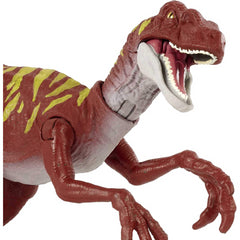 Jurassic World Savage Strike Feature Camp Cretaceous Action Figure - Red Velociraptor