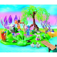 Playmobil 5444 Fairies with Jewel Fountain Playset - Maqio