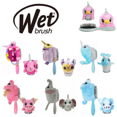Wet Brush Plush Animals Hair Detangler with Soft Bristles