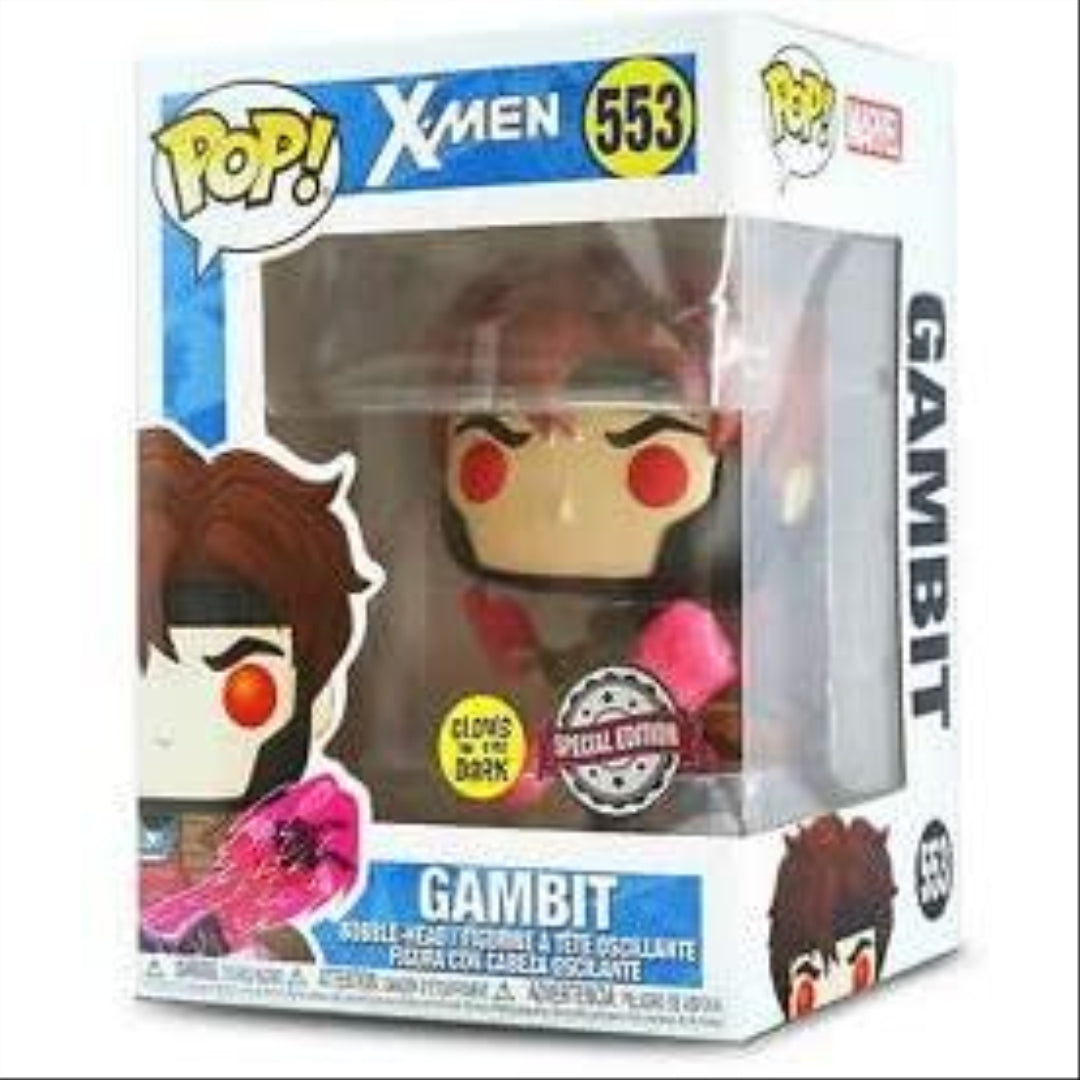 Funko POP 553 Marvel X-Men Bobble Head Gambit Special Edition - Maqio