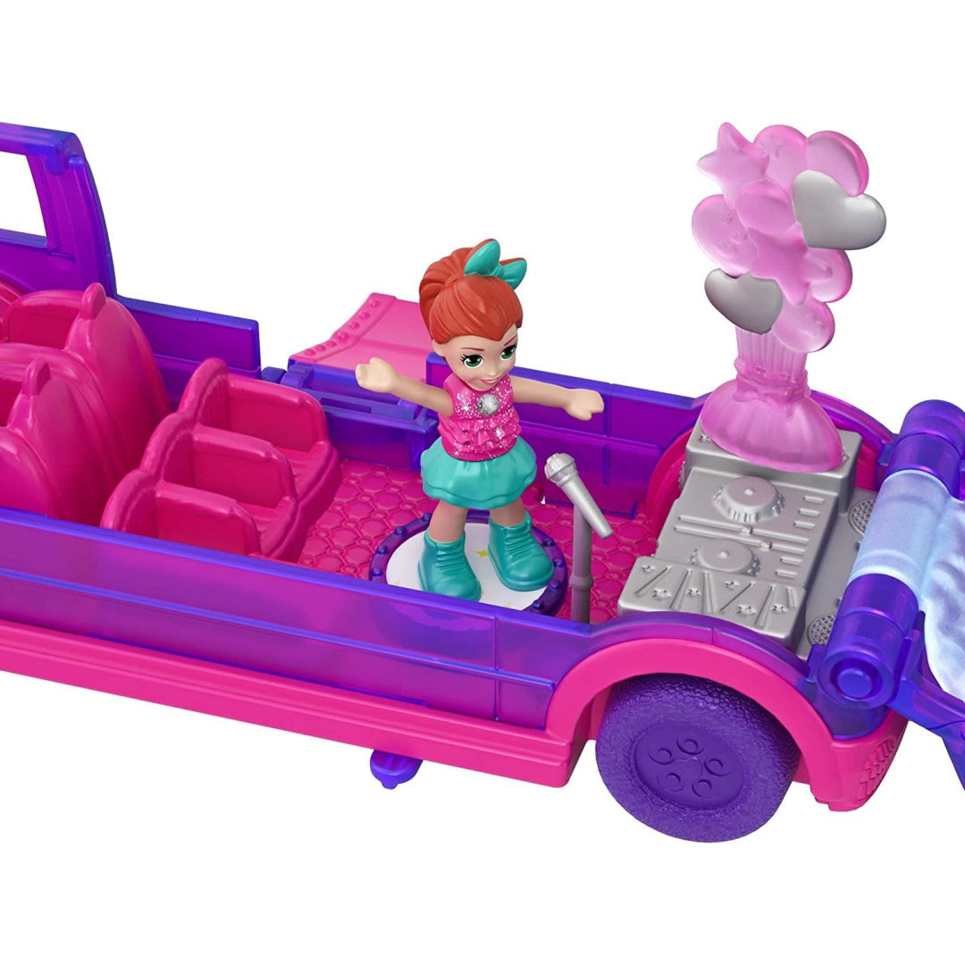 Polly Pocket GGC41 Pollyville Party Limo with Play Areas & Lila Doll (GGC39) - Maqio