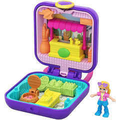 Polly Pocket Tiny Pocket Places Polly Farmer's Market Compact Playset GKJ40 - Maqio