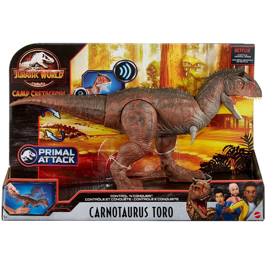 Jurassic World Control 'N Conquer Carnotaurus Toro Electronic Toy - Maqio