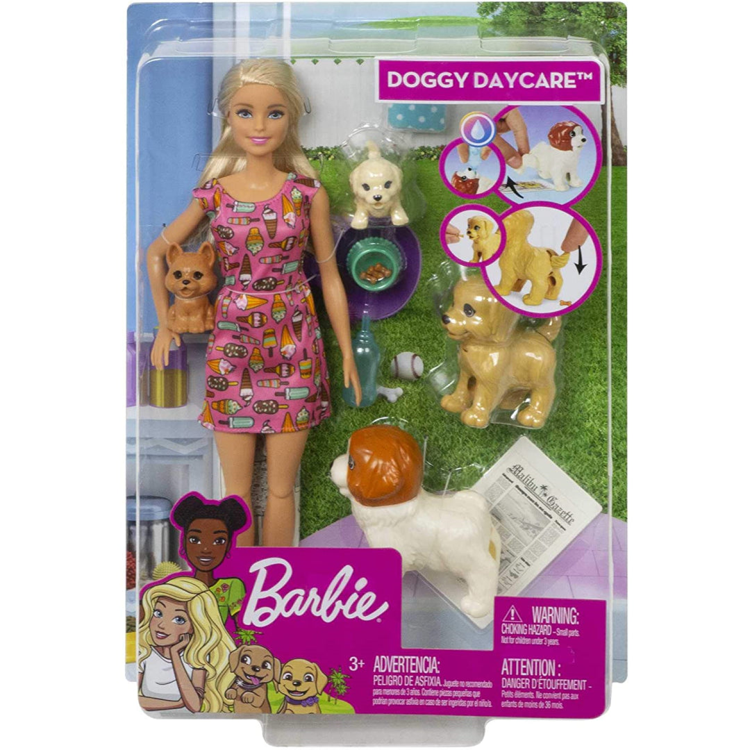 Barbie Doggy Daycare Doll & Playset FXH08 - Maqio