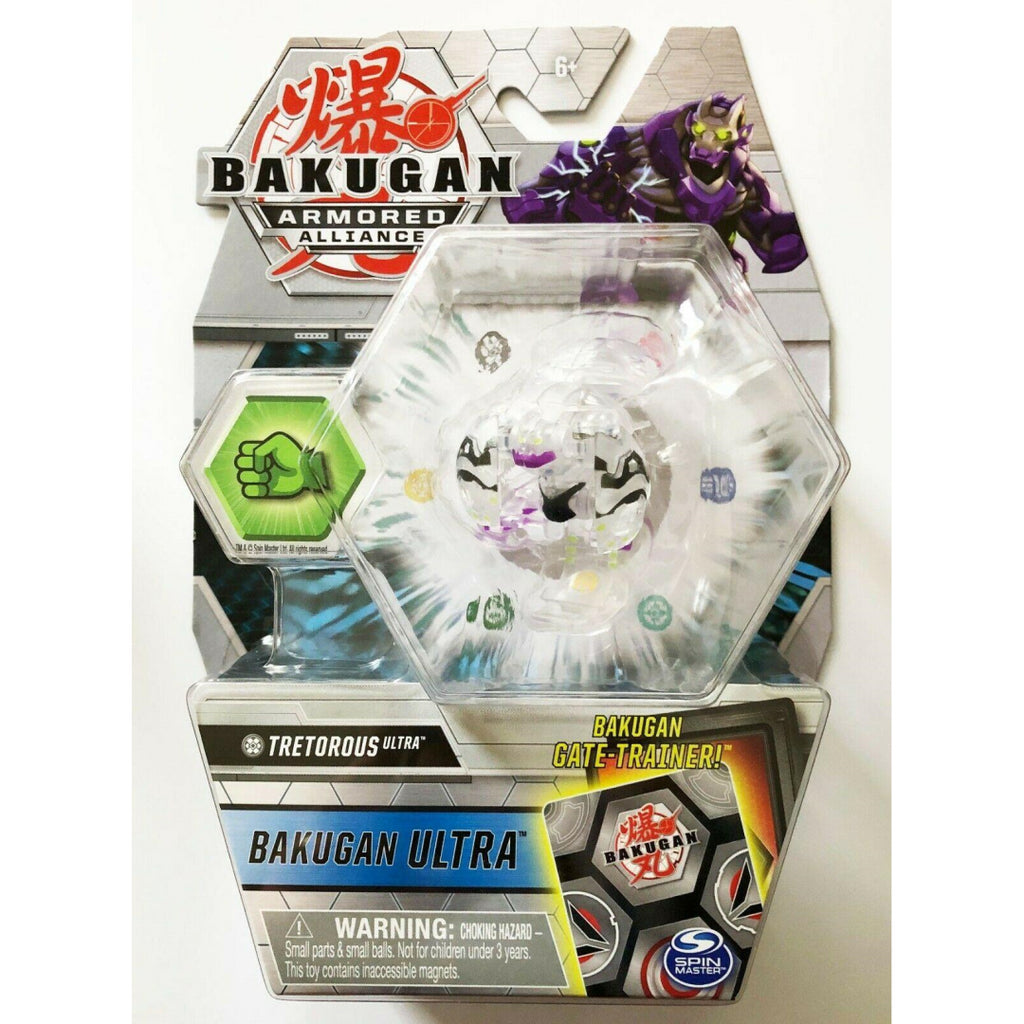 Bakugan Tretorous Ultra in clear Ultra Ball Pack 20124150 - Maqio