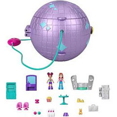 Polly Pocket Double Play Skating Compact Disco Roller Rink Playset