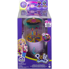 Polly Pocket Double Play Skating Compact Disco Roller Rink Playset