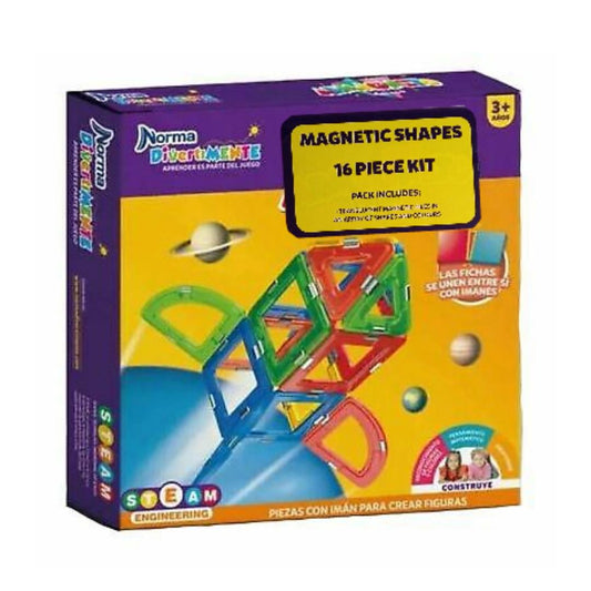 Norma 16 Piece Kit Magnetic Tiles