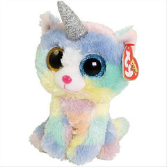 Ty Toys Beanie Babies Boos Heather Unicorn Cat 15cm - Maqio