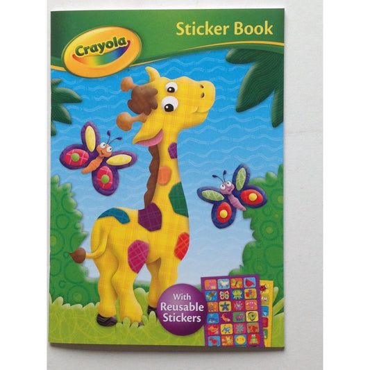 Crayola Sticker Book with Giraffe Front - Maqio