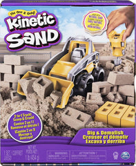 Kinetic Sand Dig & Demolish Truck Playset with 453g of Sand 6044178 - Maqio