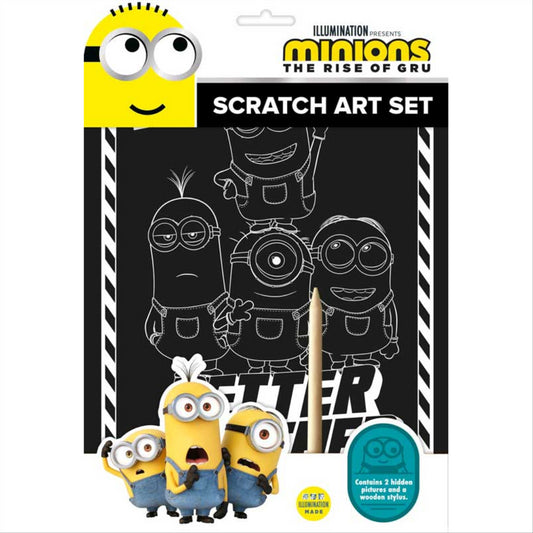 Despicable Me Minions Scratch Art Set