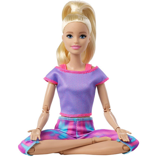 Barbie Blonde Made to Move Flexible Yoga Doll - Maqio