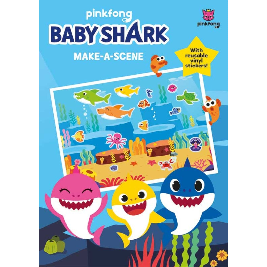 Baby Shark Make A Scene Sticker Book - Maqio