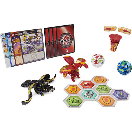 Bakugan Baku-Gear 4-Pack Fused Sabra x Pyravian Ultra with Baku-Gear - Maqio