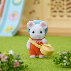 Sylvanian Families Marshmallow Mouse Baby Figure and Accessories