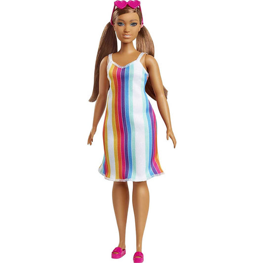 Barbie Loves the Ocean - Rainbow Striped Dress Doll - Maqio