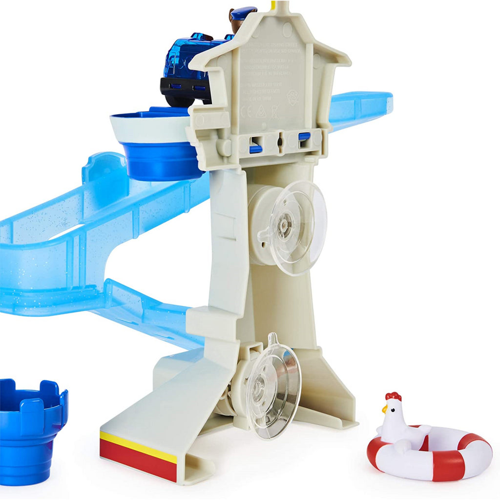 Paw Patrol Adventure Bay Bath Playset with Light up Chase Vehicle - Maqio