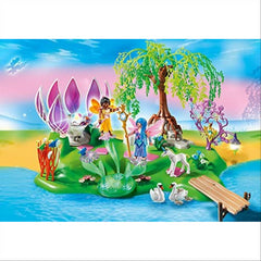Playmobil 5444 Fairies with Jewel Fountain Playset - Maqio