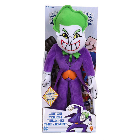 DC Superfriends The Joker Cool Sounds Large Tough Talking Plush Toy - Maqio