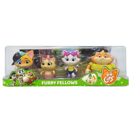 44 Cats Set of 4 Collectible Buffy Cat Figures - Maqio