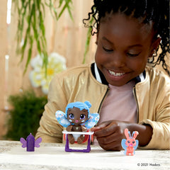 Baby Alive Glo Pixies Minis Glow-in-The-Dark Doll 3.75 inch - Sky Breaze