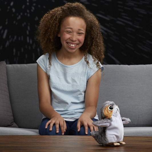 STAR WARS The Last Jedi Porg Electronic Plush Doll Toy - Maqio